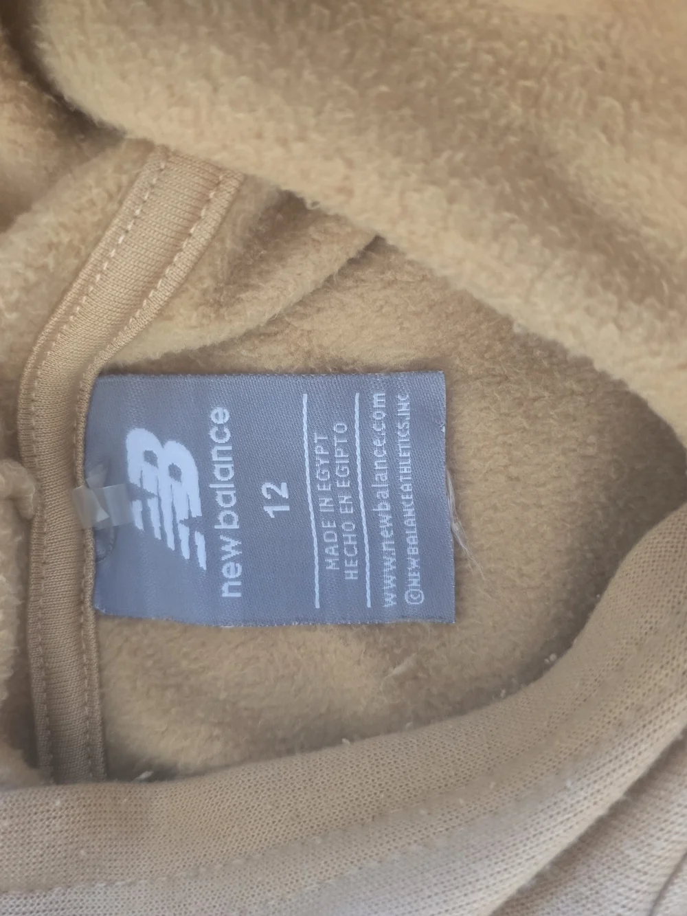 New Balance Kids Beige HoodieNew Balance Kids Beige Hoodie & Shorts Matching Set
